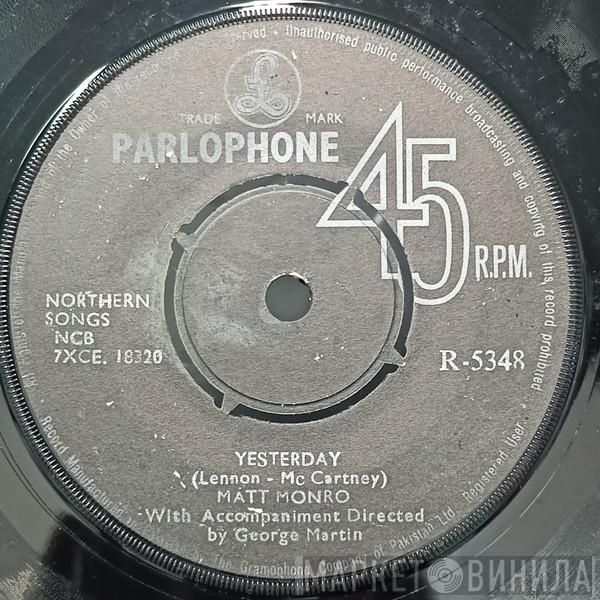  Matt Monro  - Yesterday / Just Yesterday