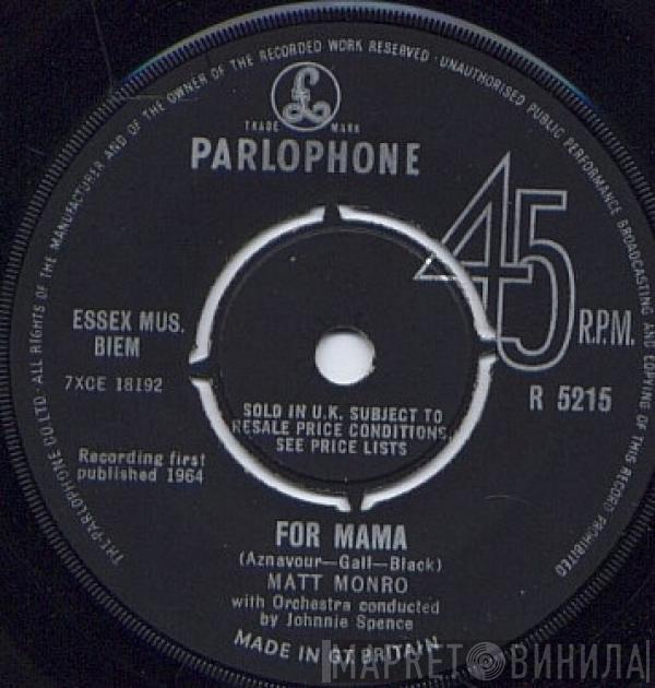 Matt Monro - For Mama