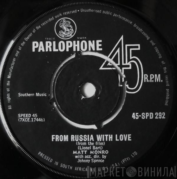  Matt Monro  - From Russia With Love