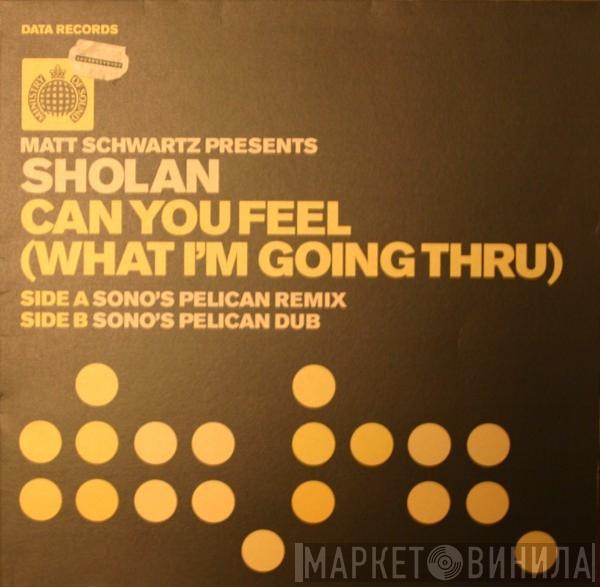 Matt Schwartz, Sholan - Can You Feel (What I'm Going Thru) (Sono Remixes)