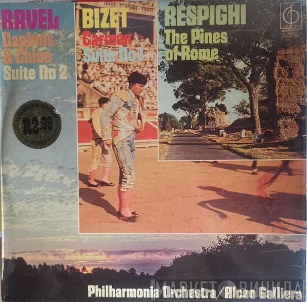 Maurice Ravel, Georges Bizet, Ottorino Respighi, Philharmonia Orchestra, Alceo Galliera - Daphnis & Chloé Suite No. 2 / Carmen Suite No. 1 / The Pines Of Rome