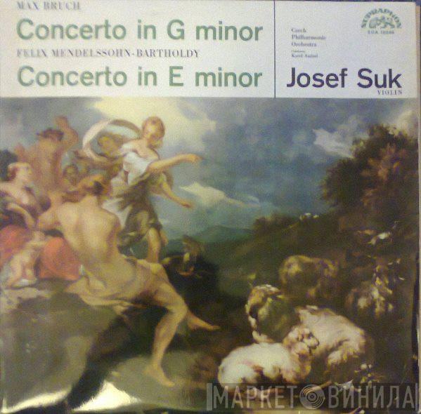 Max Bruch, Felix Mendelssohn-Bartholdy, Josef Suk, The Czech Philharmonic Orchestra, Karel Ančerl - Concerto In G Minor / Concerto In E Minor