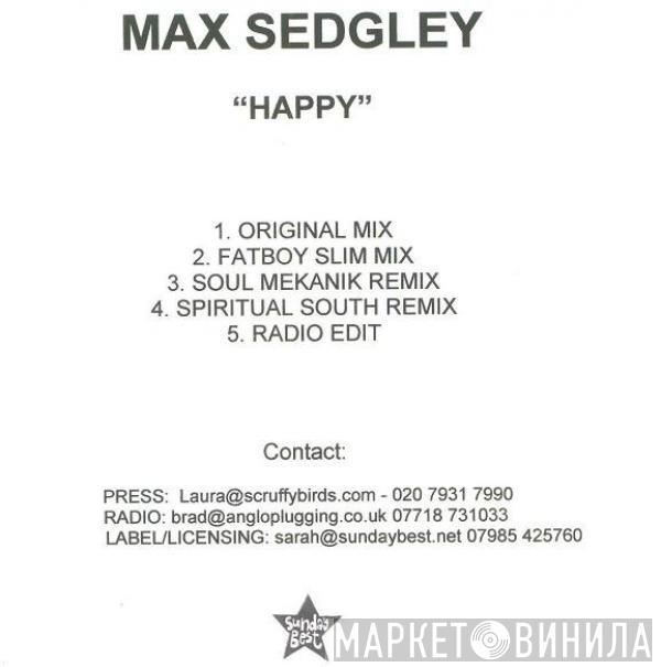 Max Sedgley - Happy