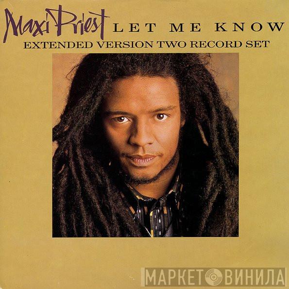 Maxi Priest - Let Me Know