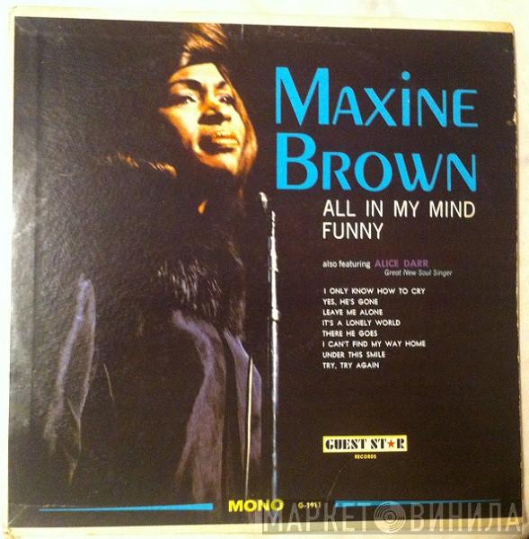 Maxine Brown, Alice Darr - All In My Mind