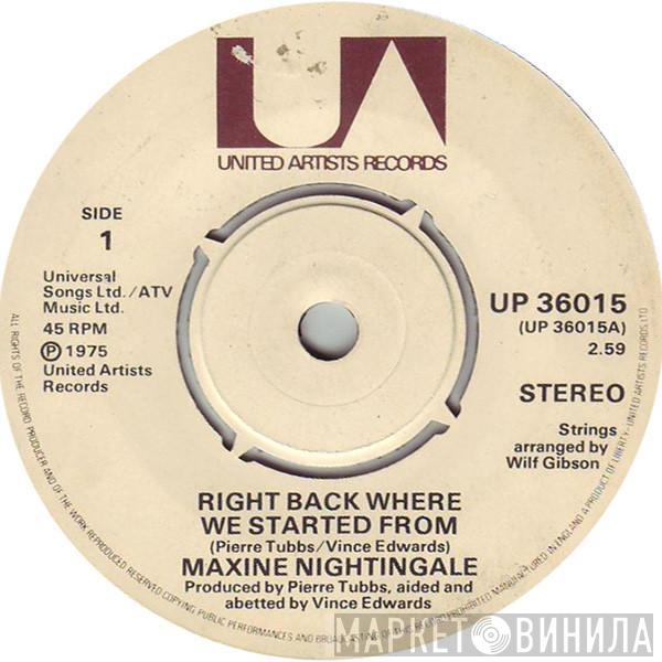 Maxine Nightingale - Right Back Where We Started From