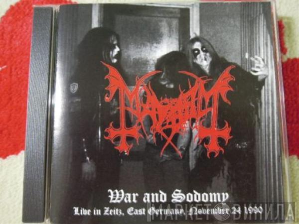  Mayhem  - War And Sodomy
