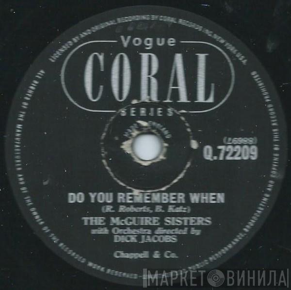 McGuire Sisters - Do You Remember When / Tip-Toe Through The Tulips