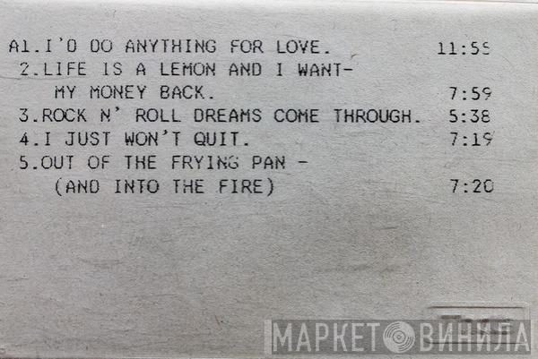  Meat Loaf  - Bat Out Of Hell II: Back Into Hell