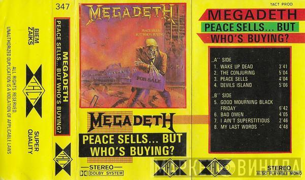  Megadeth  - Peace Sells... But Who's Buying?
