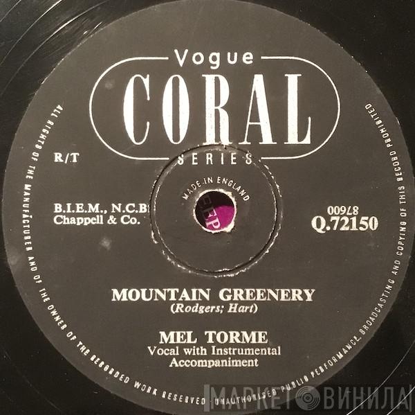  Mel Tormé  - Mountain Greenery / Jeepers Creepers