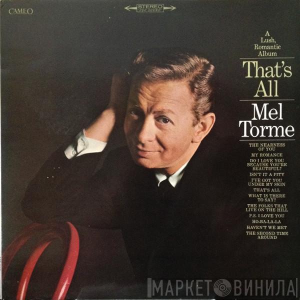 Mel Tormé - A Lush, Romantic Album That's All
