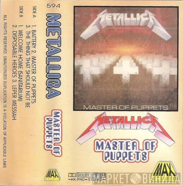  Metallica  - Master Of Puppets