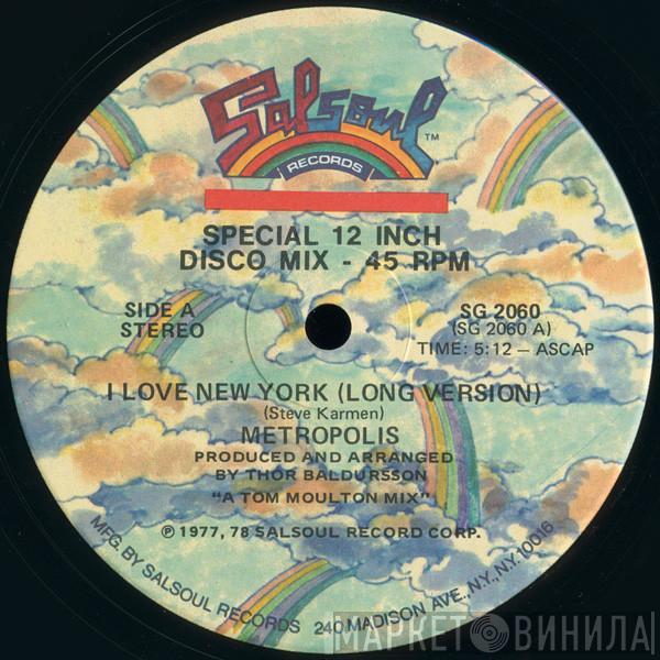  Metropolis   - I Love New York