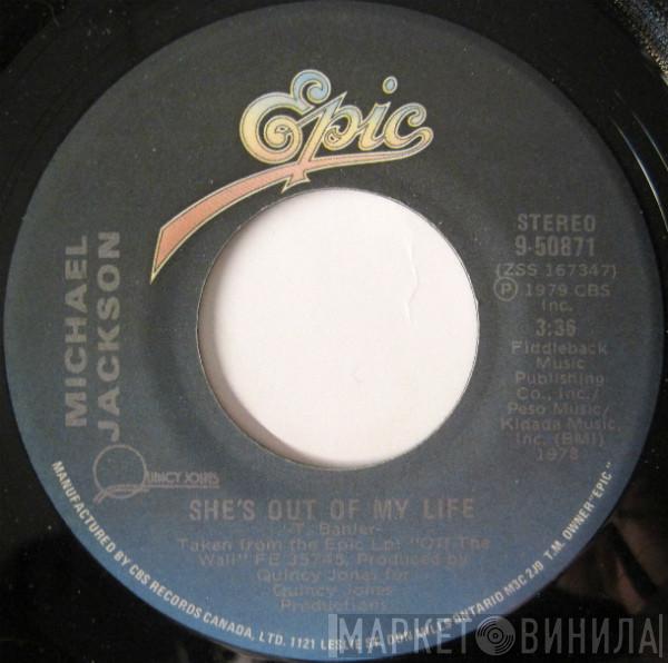  Michael Jackson  - She's Out Of My Life / Get On The Floor