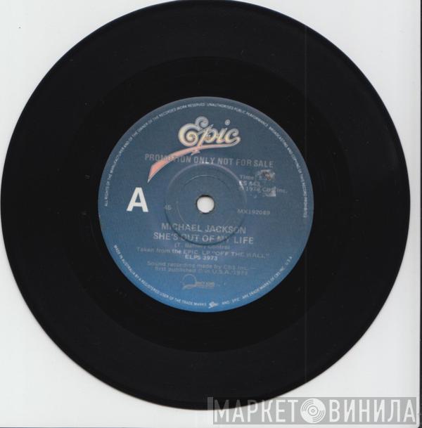  Michael Jackson  - She's Out Of My Life / It's The Falling In Love