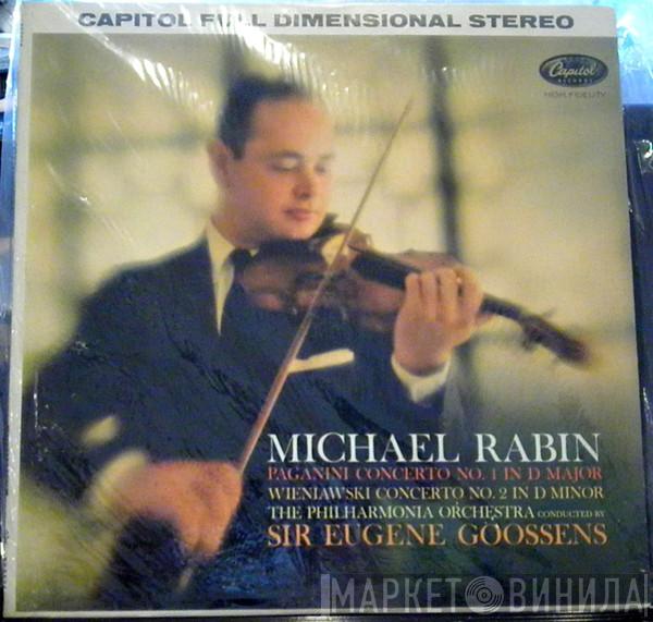 , Michael Rabin , Sir Eugene Goossens , Philharmonia Orchestra , Niccolò Paganini  Henryk Wieniawski  - Concerto No. 1 In D Major - Concerto No.2 In D Minor