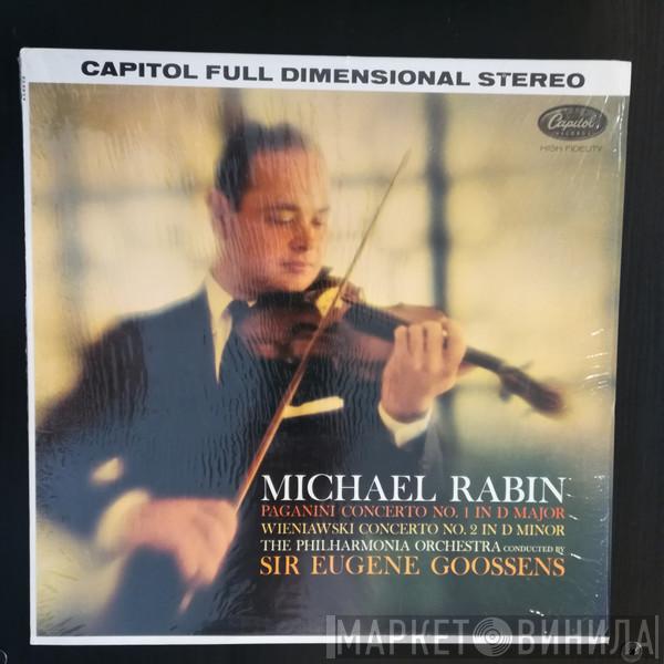 , Michael Rabin , Sir Eugene Goossens , Philharmonia Orchestra , Niccolò Paganini  Henryk Wieniawski  - Concerto No. 1 In D Major - Concerto No.2 In D Minor