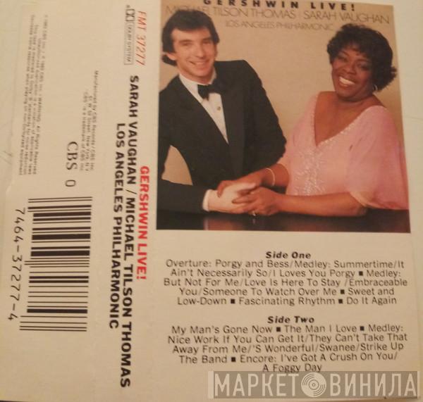 , Michael Tilson Thomas , Sarah Vaughan  Los Angeles Philharmonic Orchestra  - Gershwin Live!