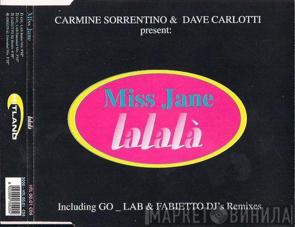 Miss Jane - LaLaLà