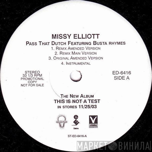 Missy Elliott - Pass That Dutch / Keep It Movin