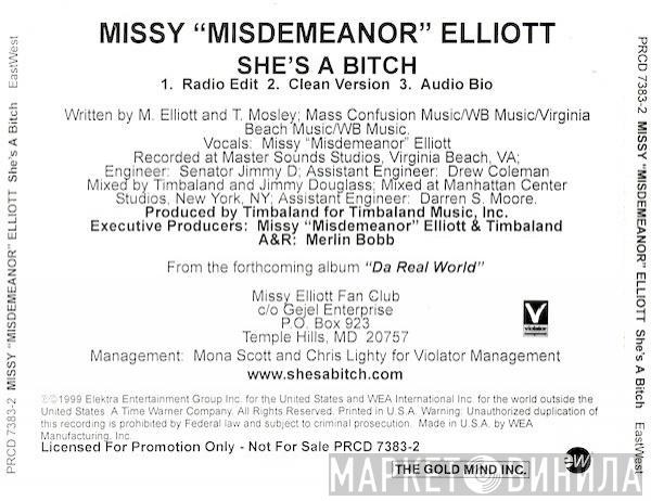  Missy Elliott  - She's A Bitch