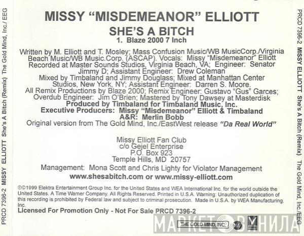  Missy Elliott  - She's A Bitch