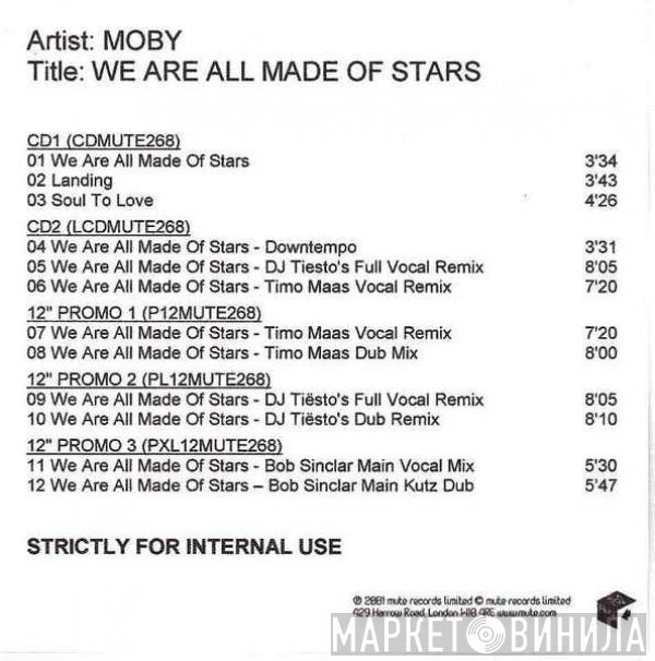  Moby  - We Are All Made Of Stars
