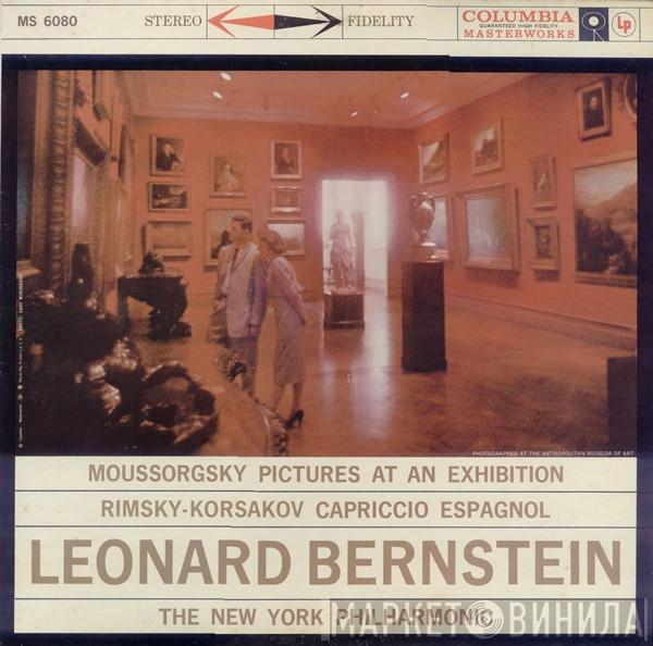 , Modest Mussorgsky , Nikolai Rimsky-Korsakov , The New York Philharmonic Orchestra  Leonard Bernstein  - Pictures At An Exhibition · Capriccio Espagnol