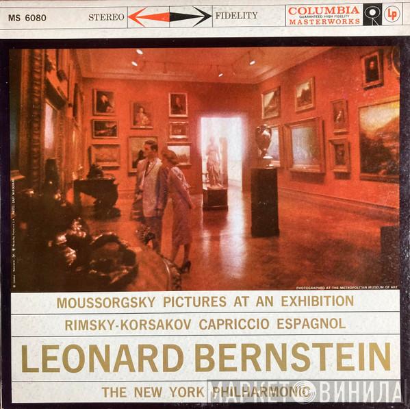 , Modest Mussorgsky , Nikolai Rimsky-Korsakov , The New York Philharmonic Orchestra  Leonard Bernstein  - Pictures At An Exhibition · Capriccio Espagnol