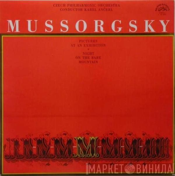 Modest Mussorgsky The Czech Philharmonic Orchestra Karel Ančerl  - Pictures At An Exhibition / Night On The Bare Mountain
