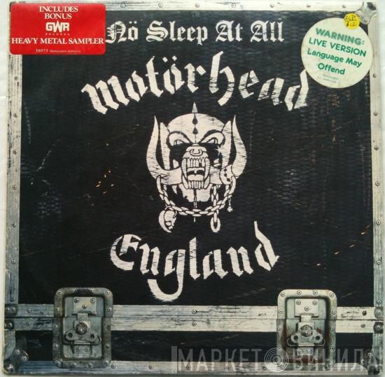  Motörhead  - Nö Sleep At All