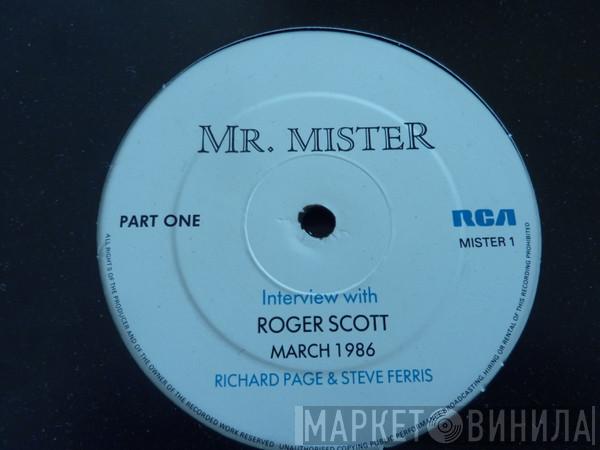 Mr. Mister - Interview With Roger Scott March 1986