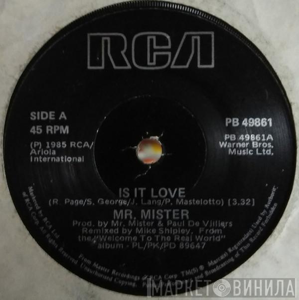 Mr. Mister - Is It Love