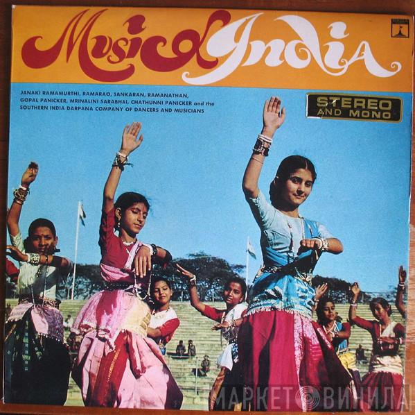 Mrinalini Sarabhai, Chathunni Panicker, Southern India Darpana Company Of Dancers And Musicians - Music of India
