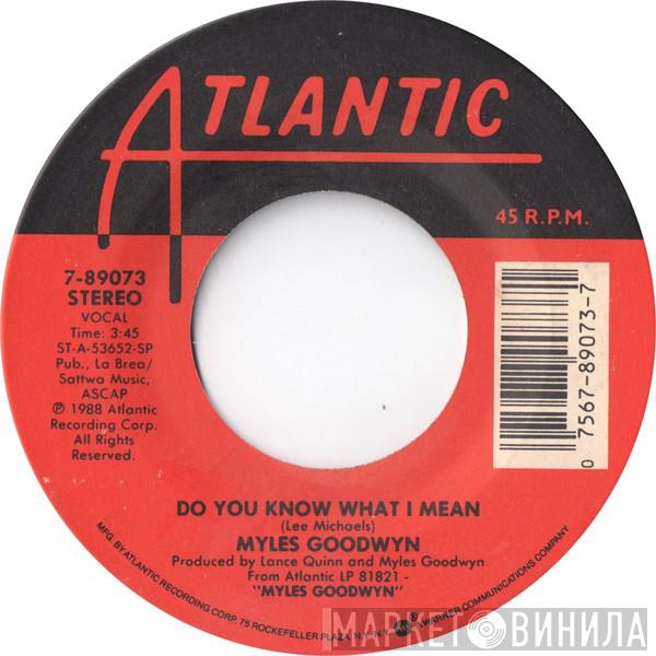 Myles Goodwyn - Do You Know What I Mean / Frank Sinatra Can't Sing