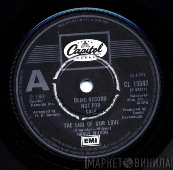  Nancy Wilson  - The End Of Our Love