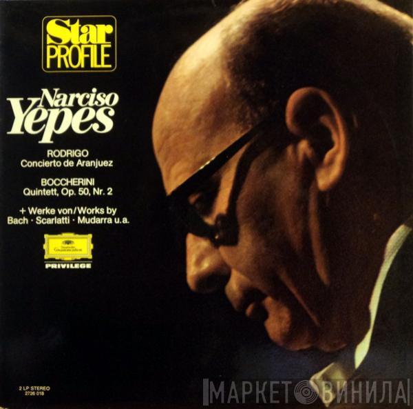 Narciso Yepes, Joaquín Rodrigo, Luigi Boccherini, Johann Sebastian Bach, Domenico Scarlatti, Alonso Mudarra - Concierto De Aranjuez / Quintett, Op. 50, Nr. 2 + Werke Von/Works By Bach · Scarlatti · Mudarra U. A.