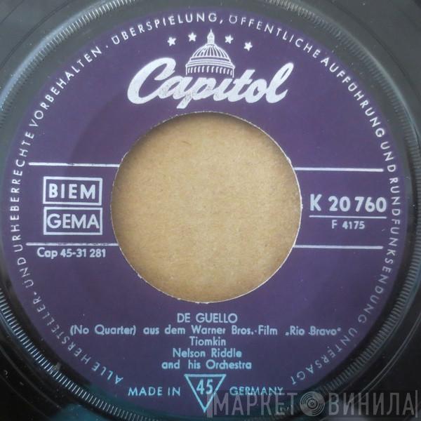  Nelson Riddle And His Orchestra  - De Guello (No Quarter) / Blue Safari