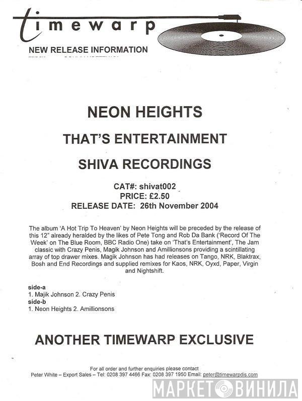 Neon Heights - That's Entertainment