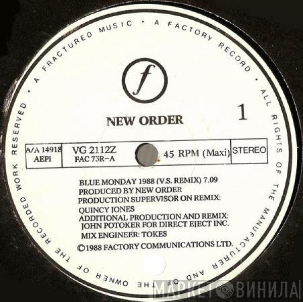  New Order  - Blue Monday 1988