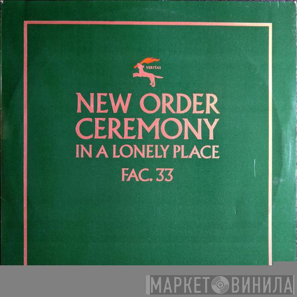  New Order  - Ceremony