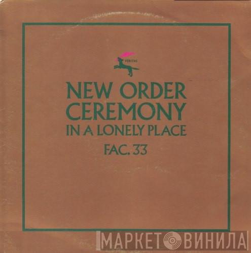  New Order  - Ceremony
