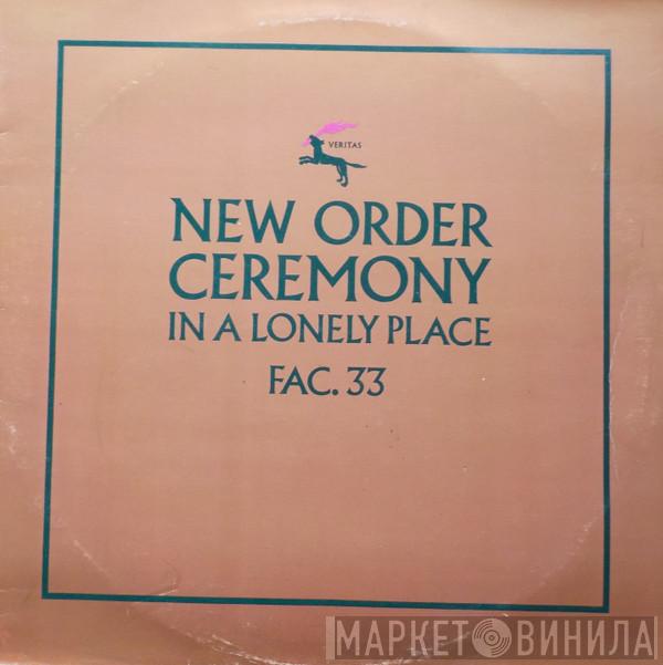  New Order  - Ceremony