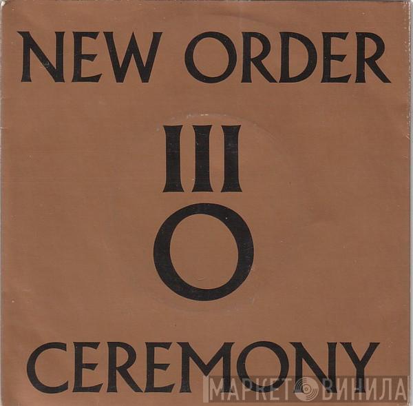  New Order  - Ceremony