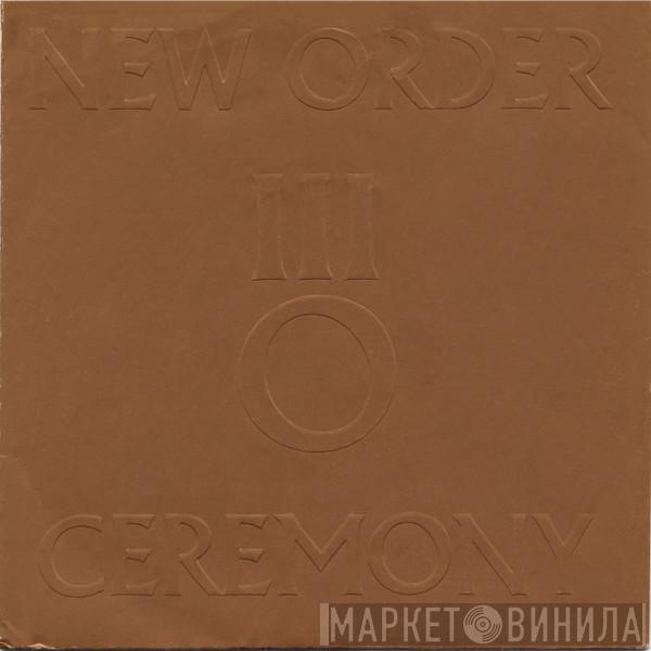 New Order - Ceremony