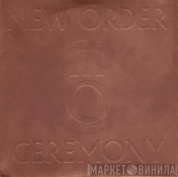 New Order - Ceremony