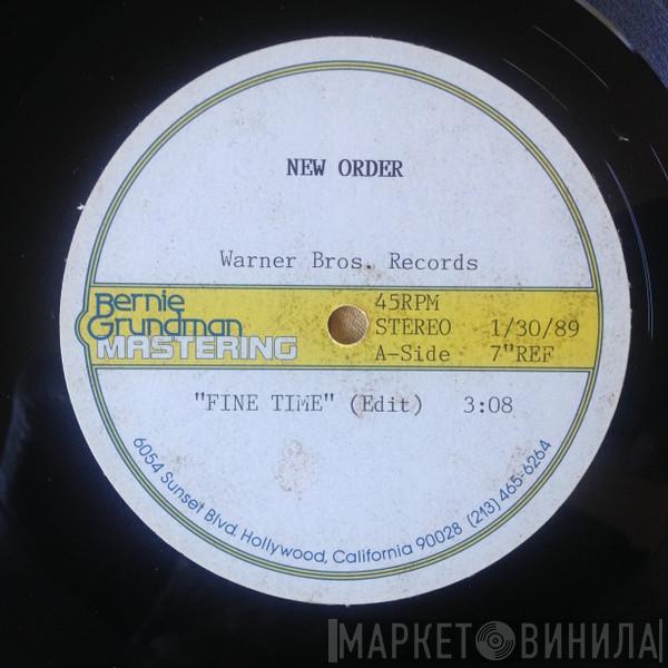  New Order  - Fine Time