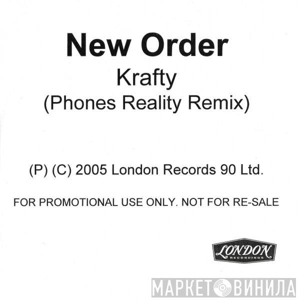  New Order  - Krafty (Phones Reality Remix)