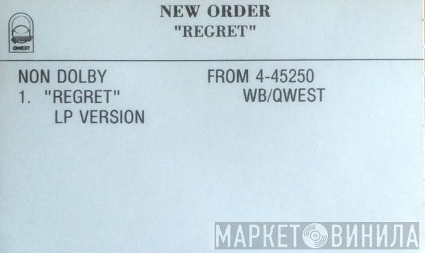  New Order  - Regret